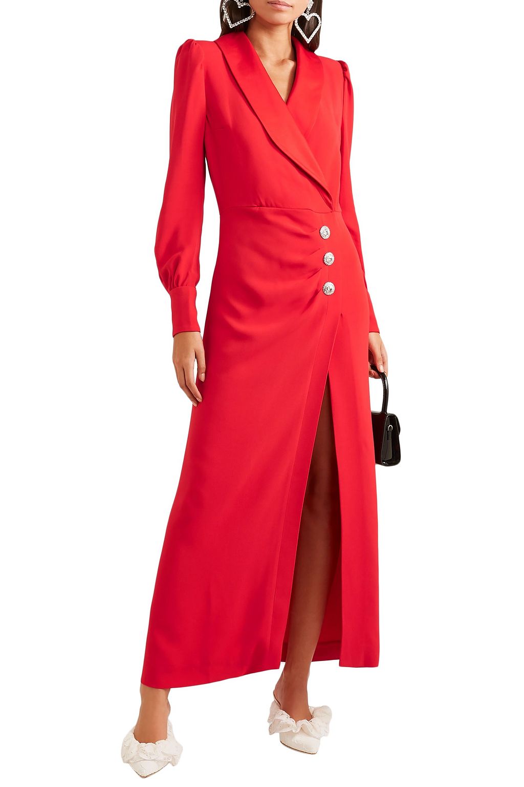 alessandra rich red dress