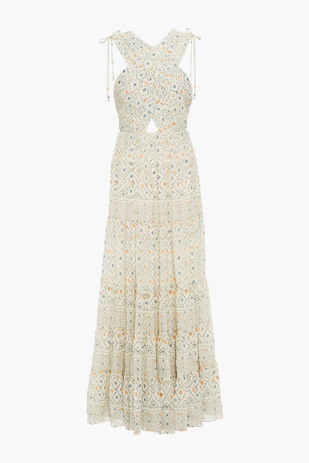 ulla johnson metallic dress