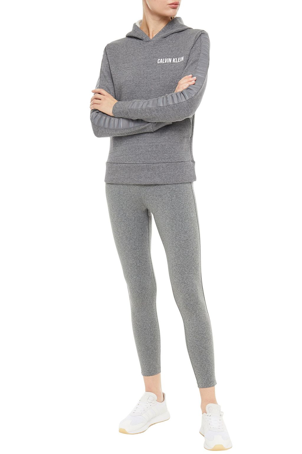 calvin klein cotton blend fleece sweatshirt