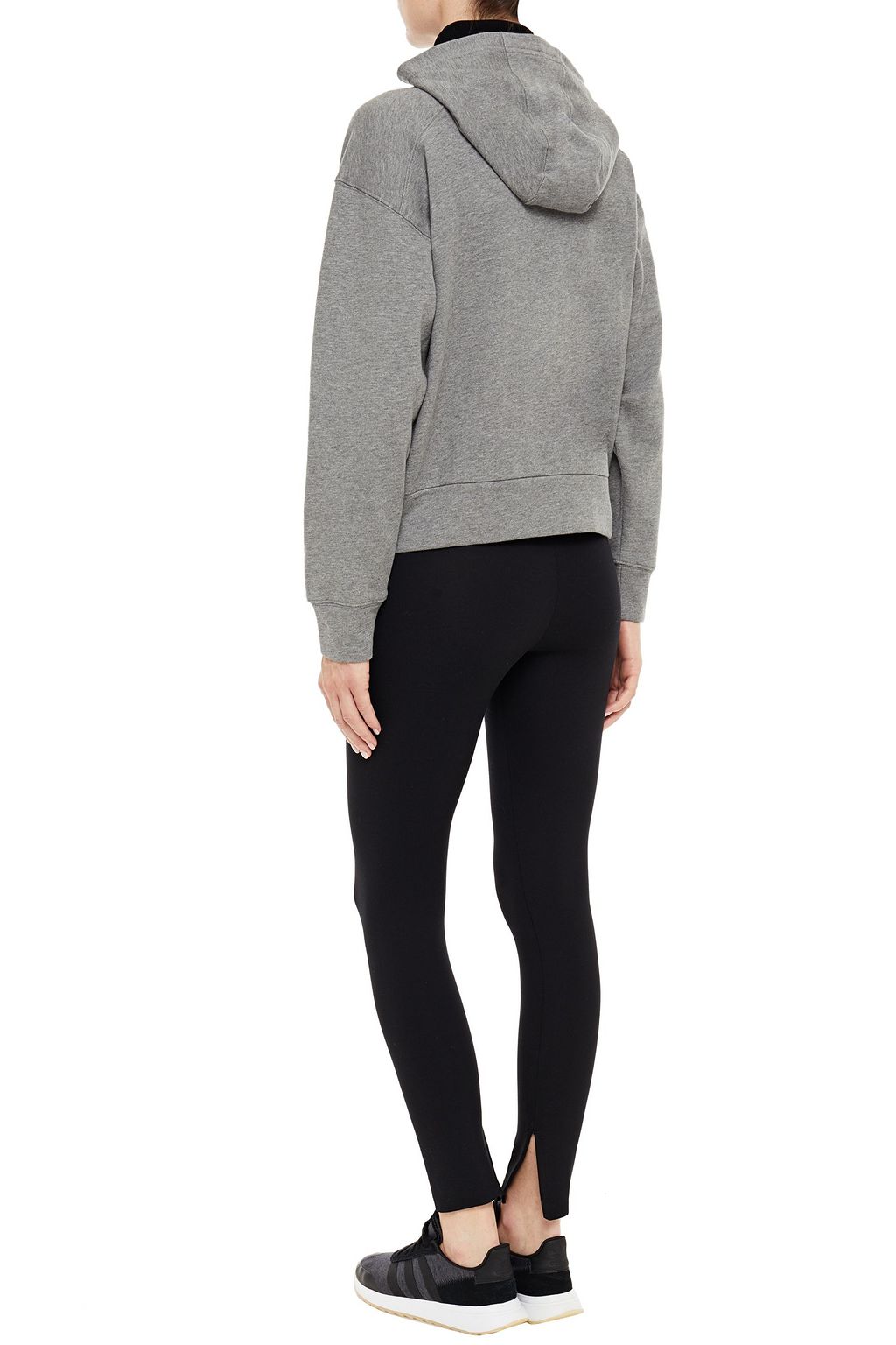 CALVIN KLEIN PERFORMANCE Printed French cotton-terry hoodie