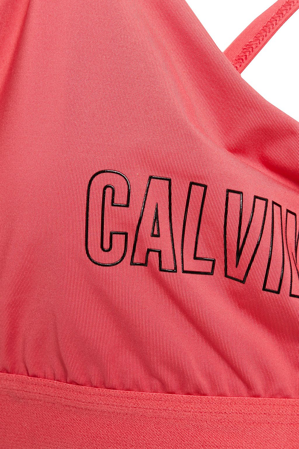 CALVIN KLEIN PERFORMANCE Printed stretch sports bra