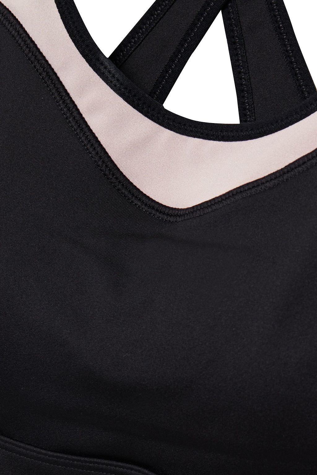 CALVIN KLEIN PERFORMANCE Two-tone stretch sports bra
