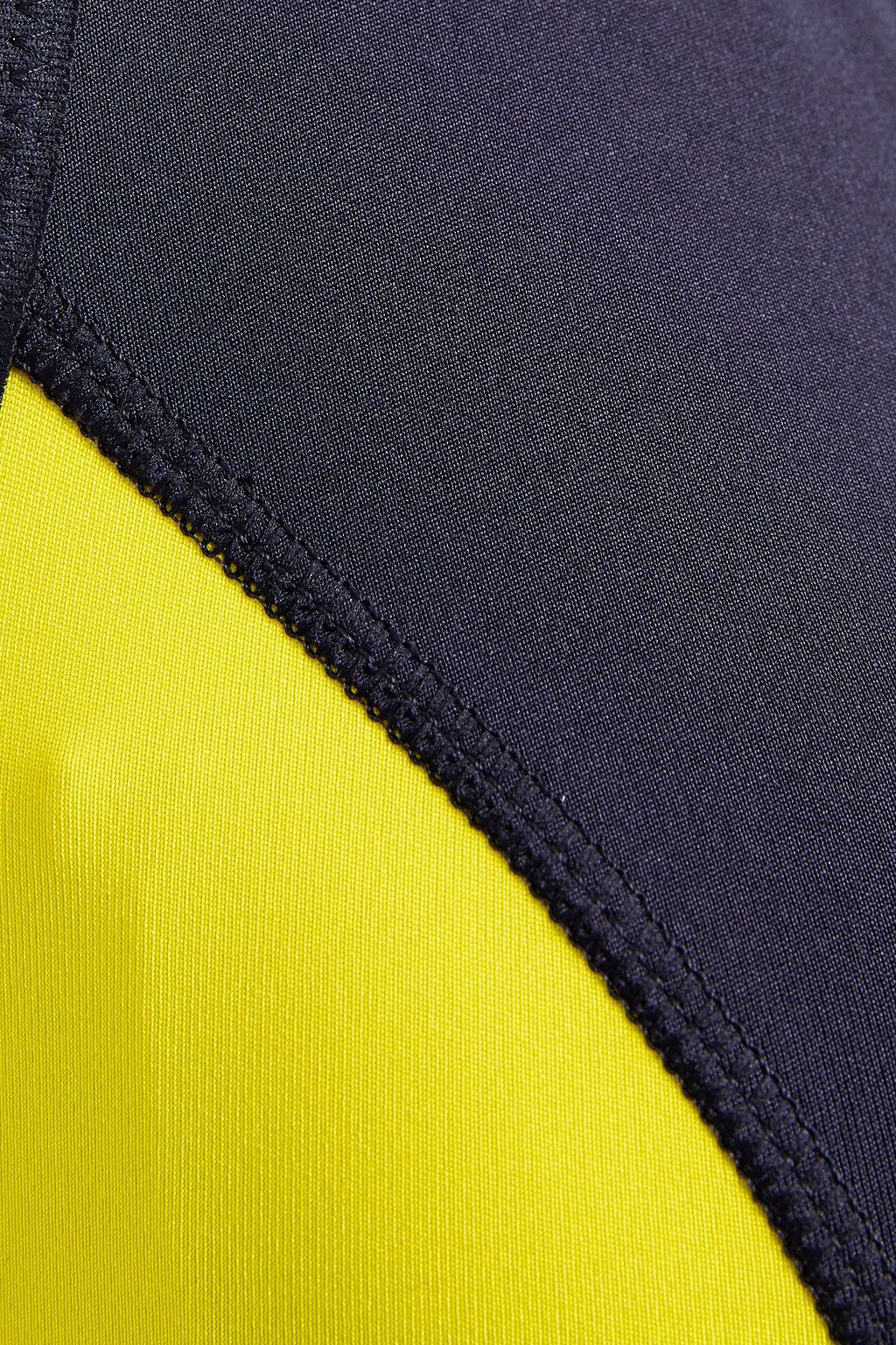 CALVIN KLEIN PERFORMANCE Cutout two-tone stretch sports bra