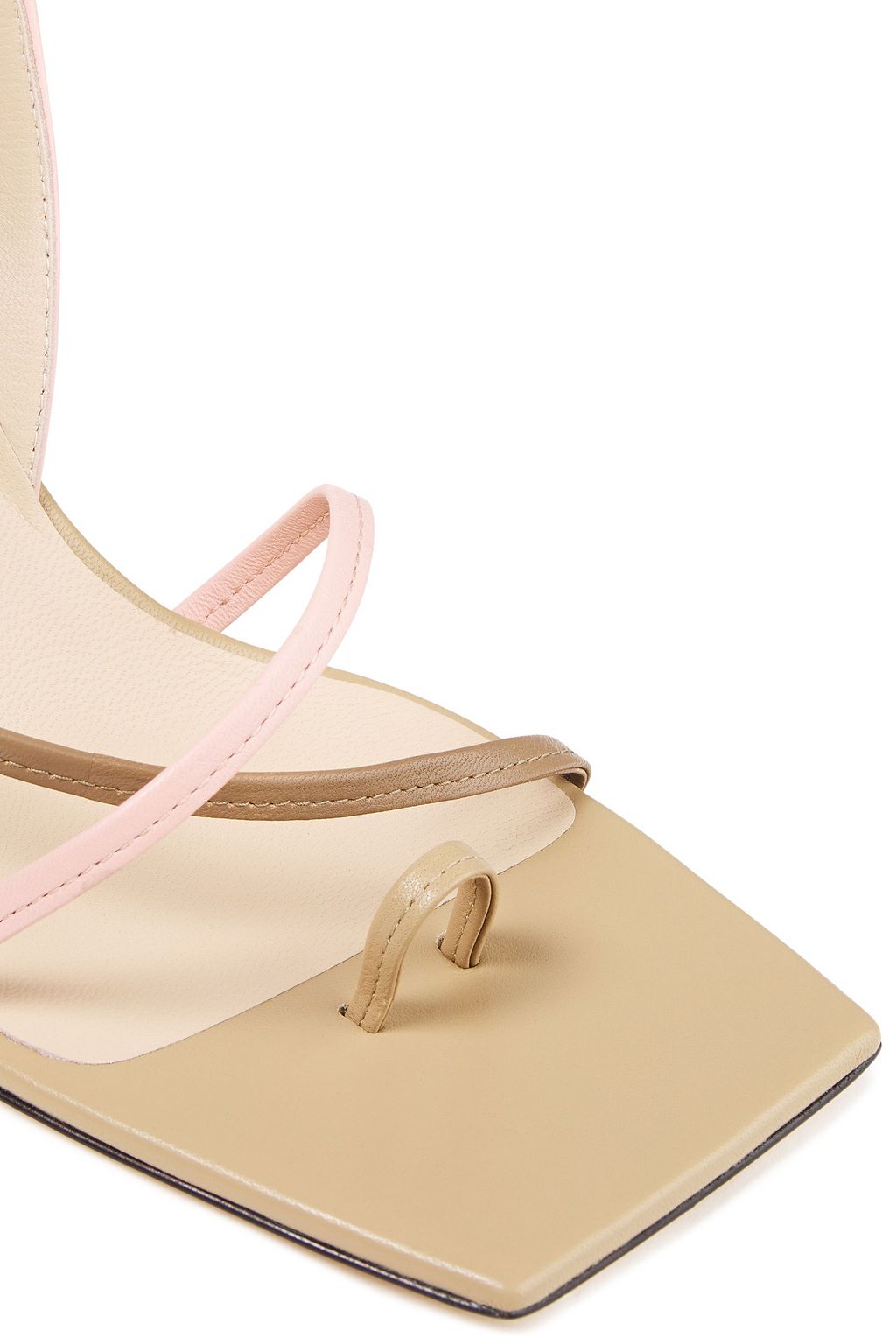 WANDLER Elza color-block leather sandals
