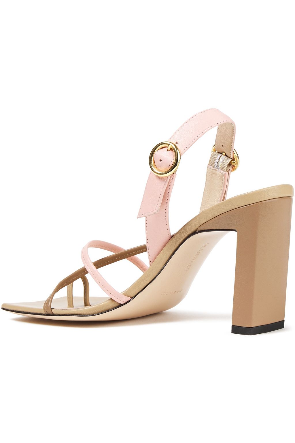 WANDLER Elza color-block leather sandals