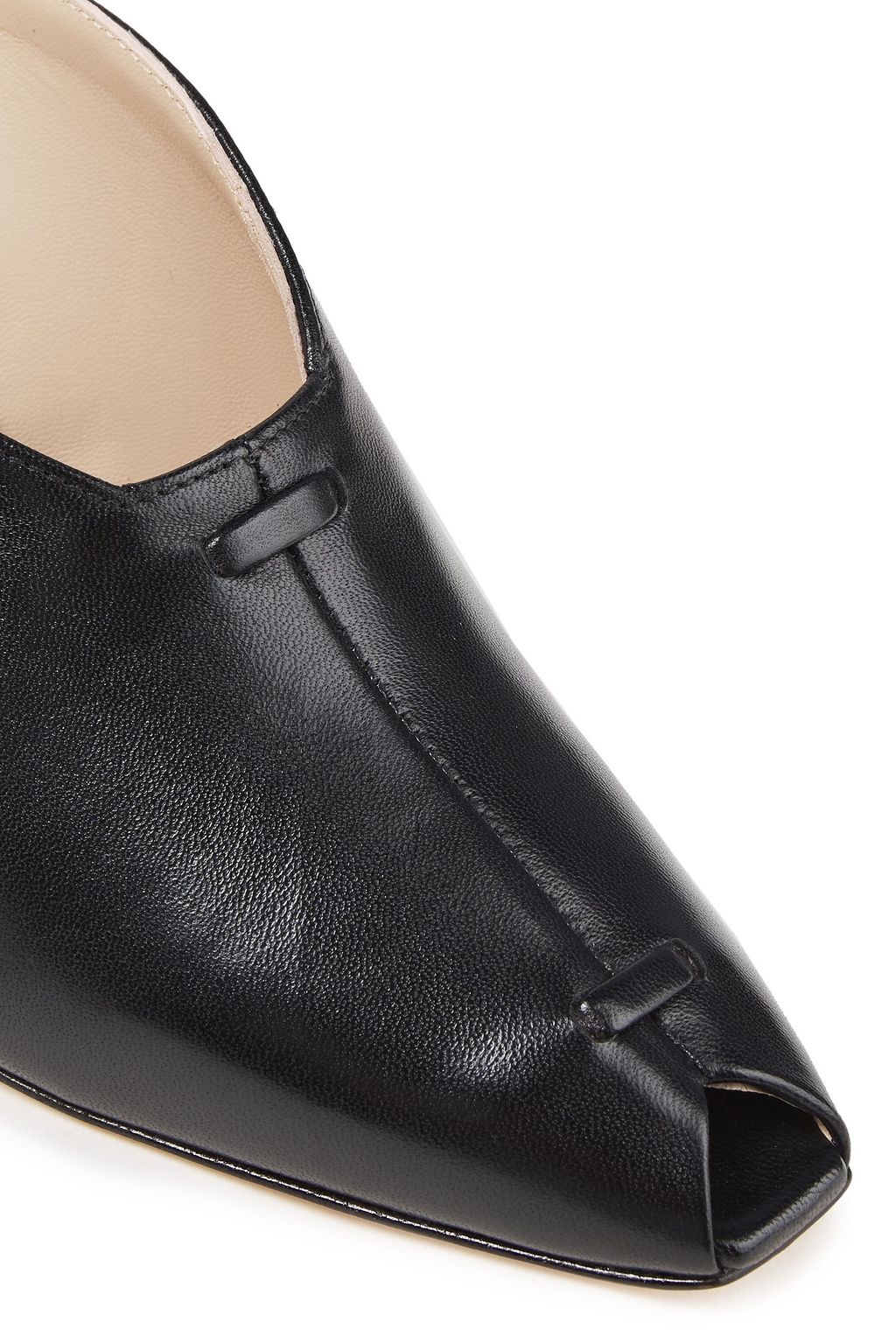 WANDLER Niva two-tone leather mules