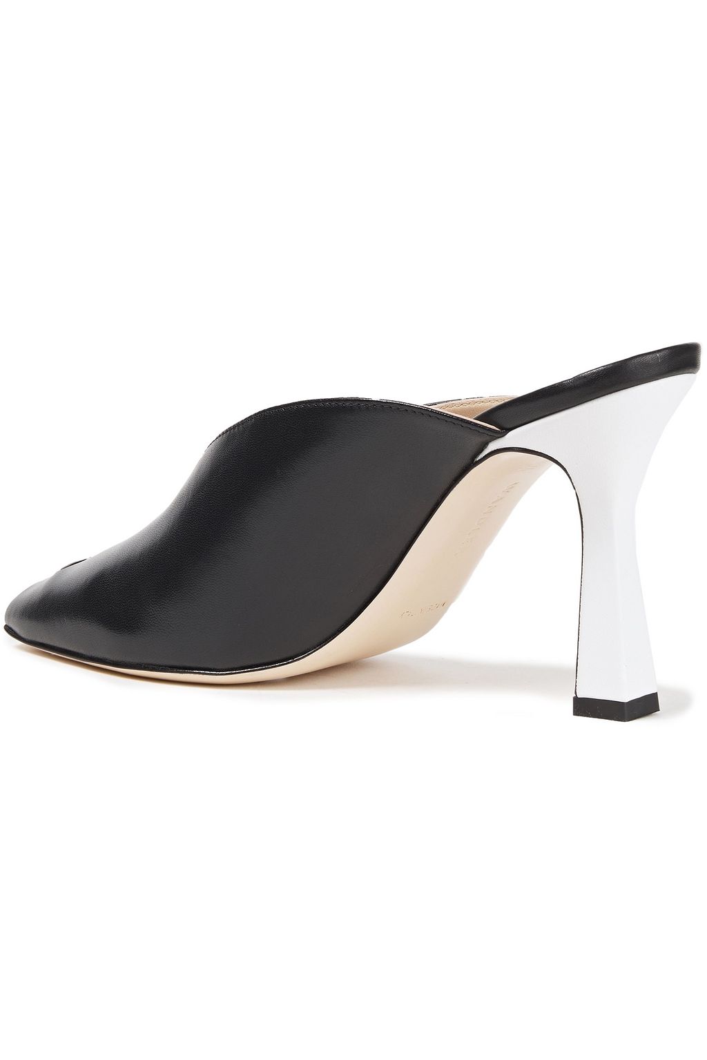 WANDLER Niva two-tone leather mules
