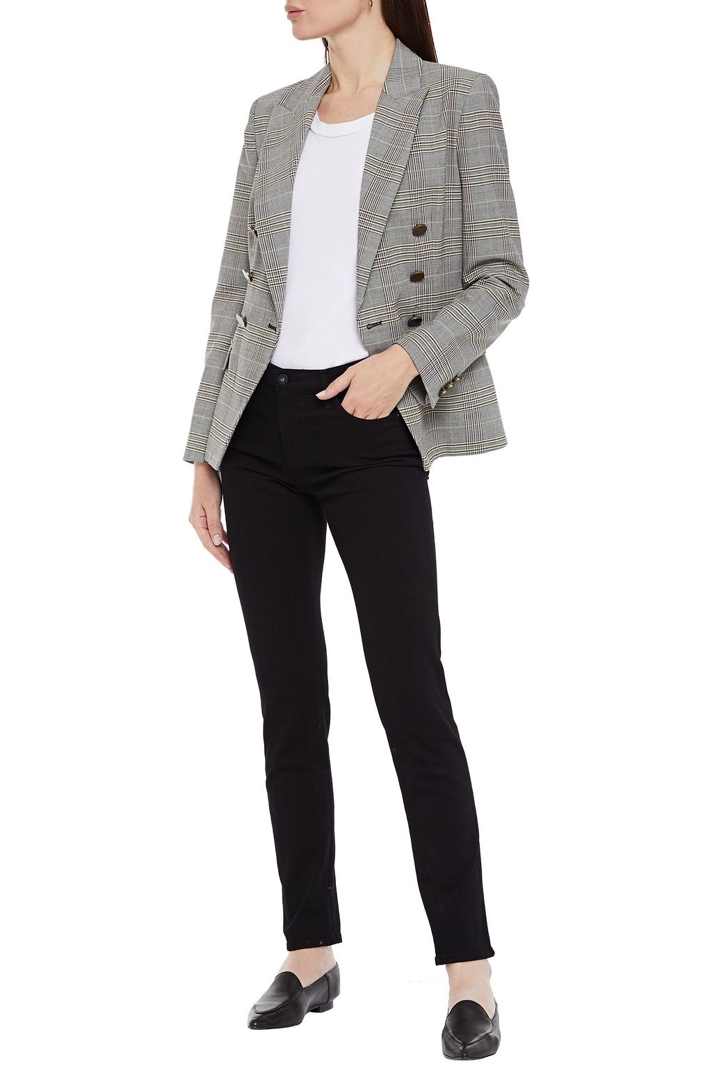 AG JEANS Mid-rise skinny jeans