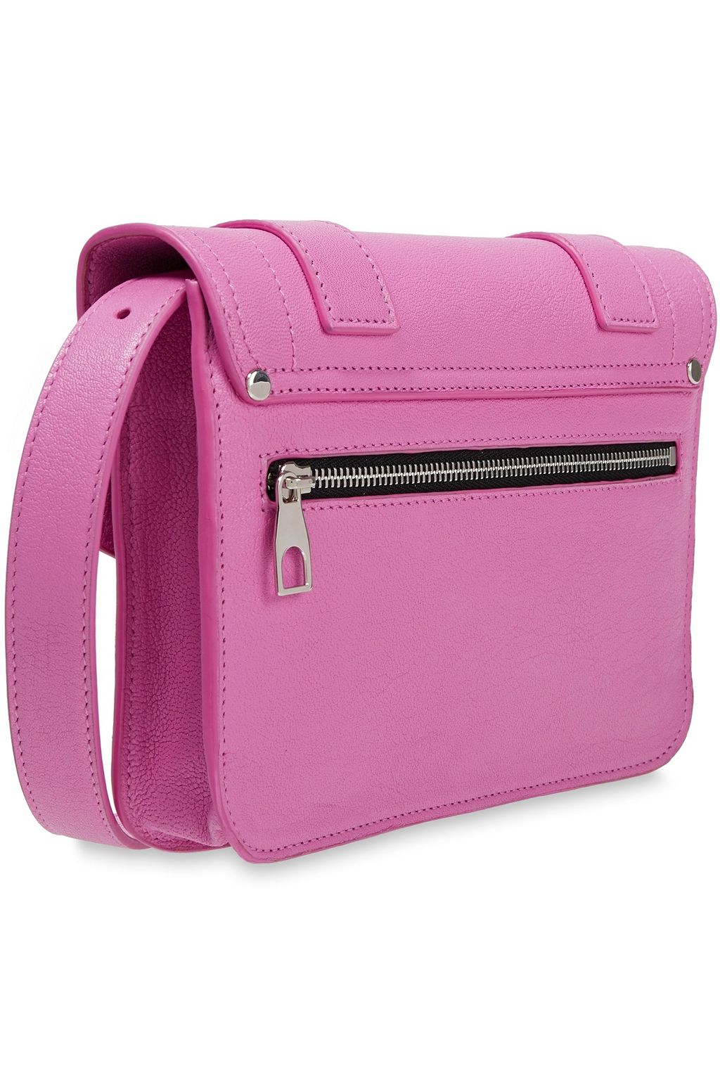 PROENZA SCHOULER PS1+ mini textured-leather shoulder bag