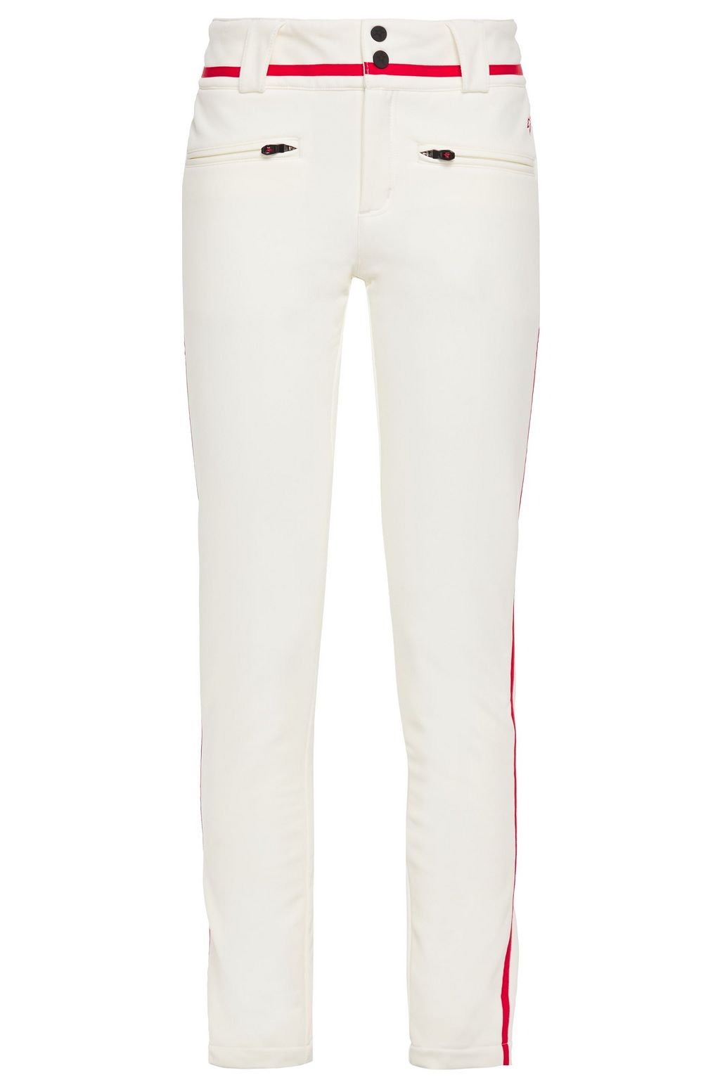 skinny white ski pants