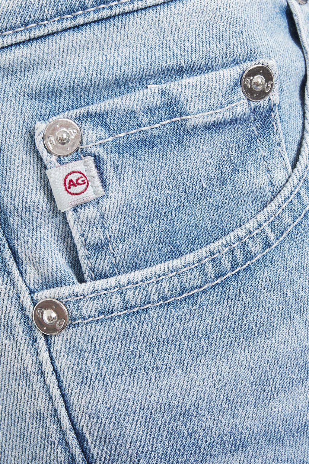 AG JEANS Faded mid-rise kick-flare jeans