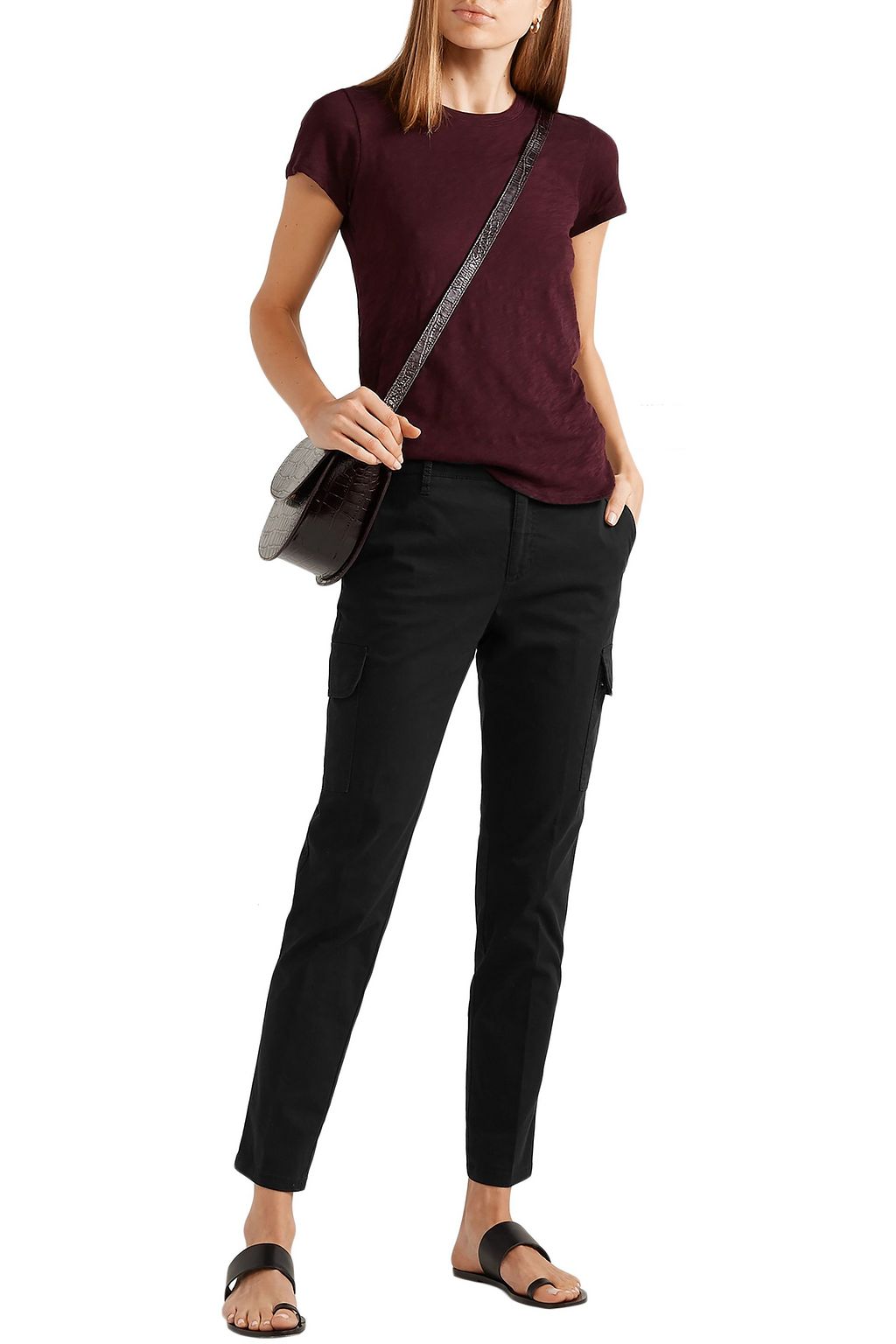 ATM ANTHONY THOMAS MELILLO Cotton-blend slim-leg pants