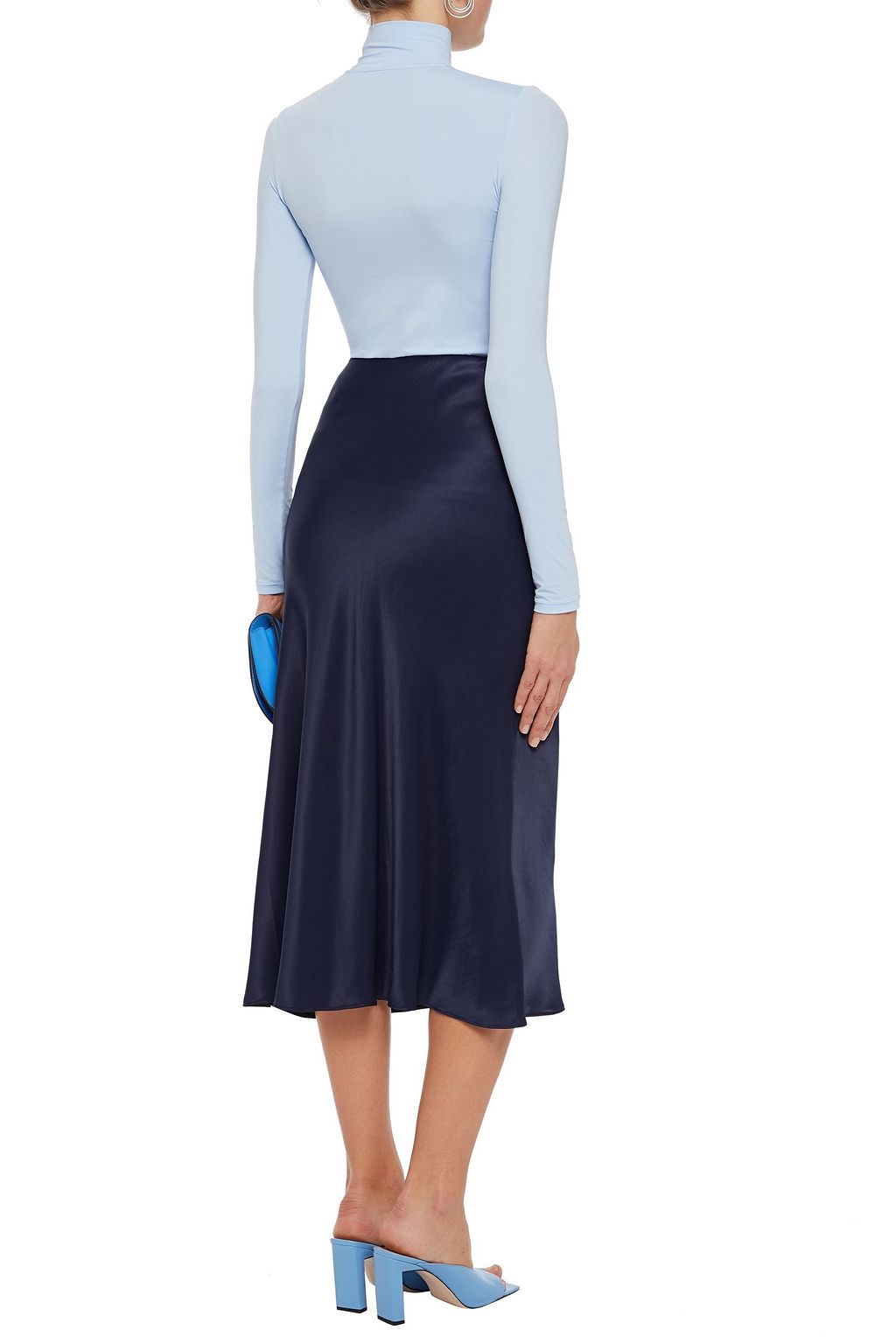 MAJESTIC FILATURES Stretch-jersey turtleneck top