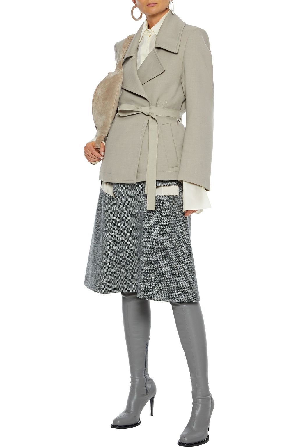 MM6 MAISON MARGIELA Twill wrap jacket
