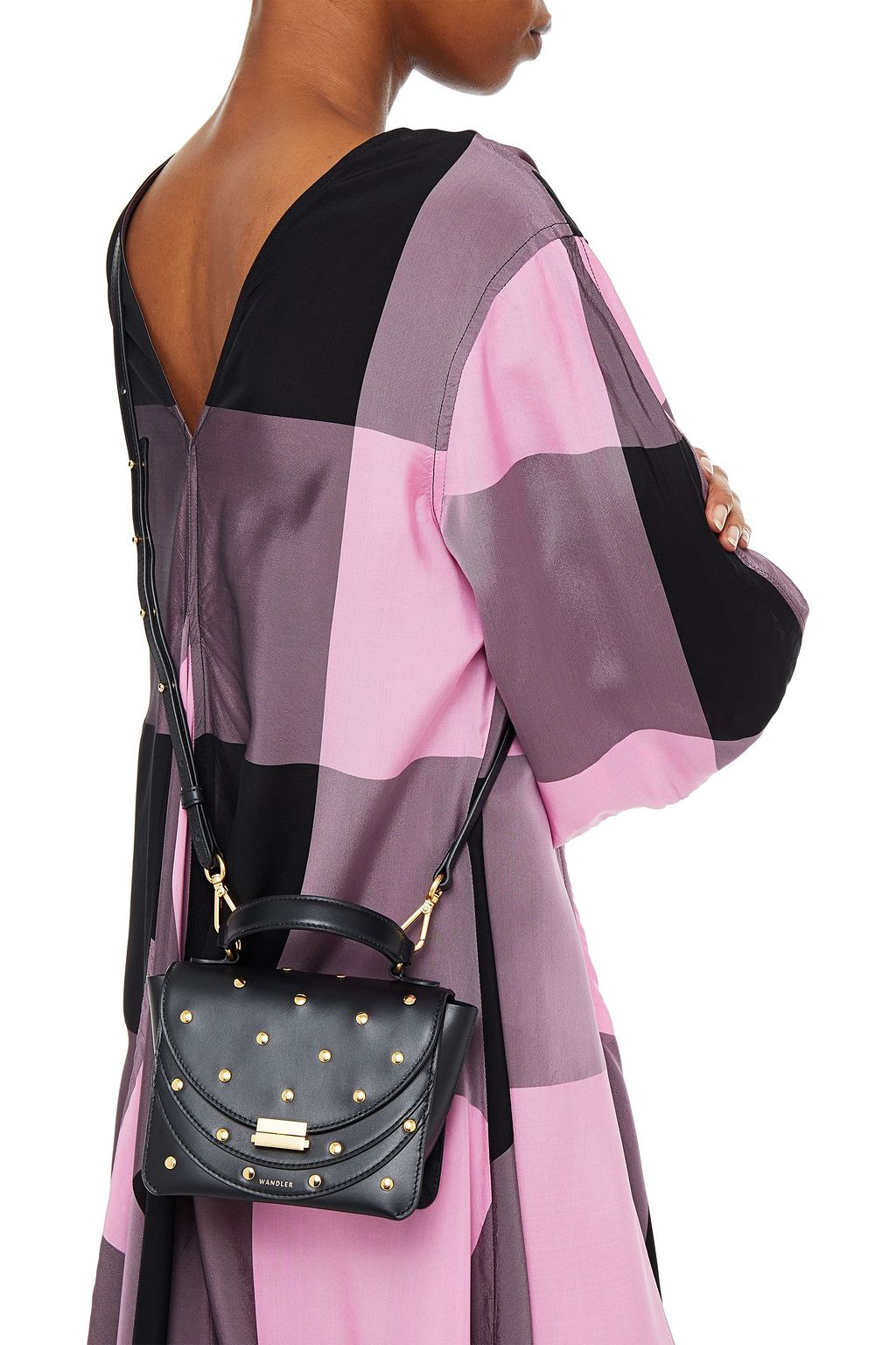 WANDLER Luna mini  leather shoulder bag