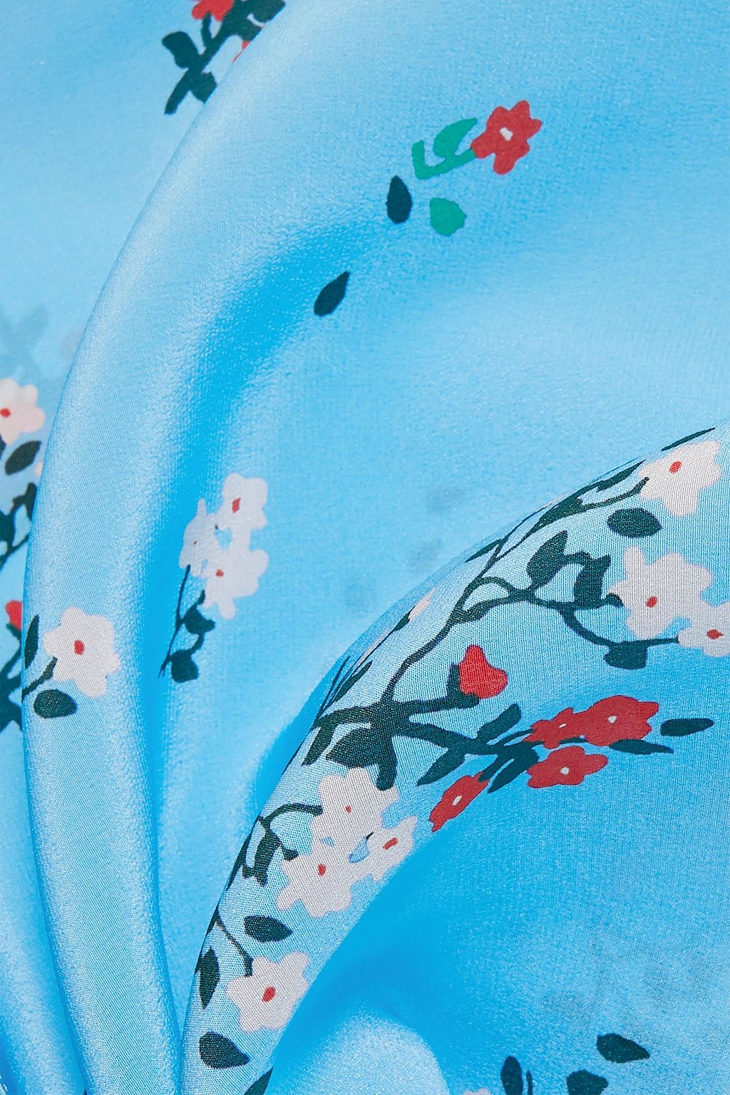 BERNADETTE Floral-print silk crepe de chine midi dress