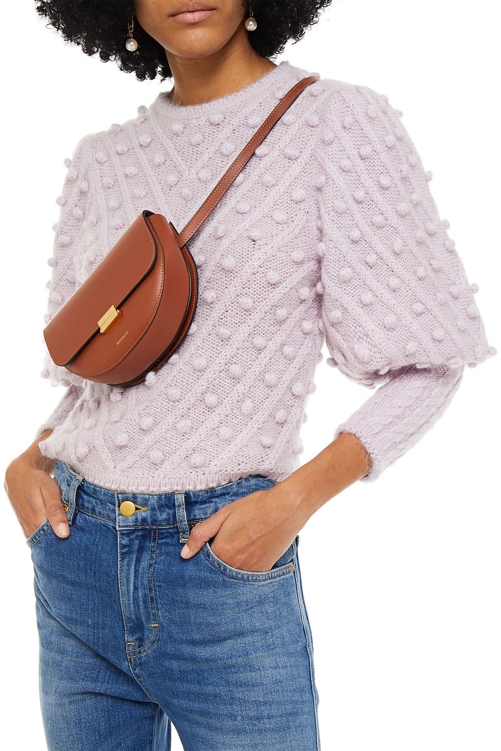 WANDLER Annabel large convertible leather belt bag