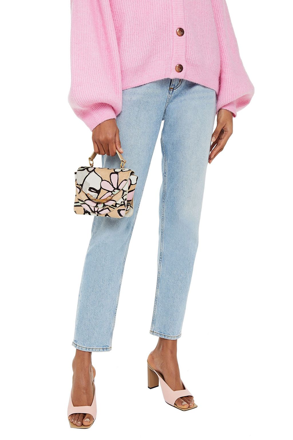 WANDLER Luna leather tote