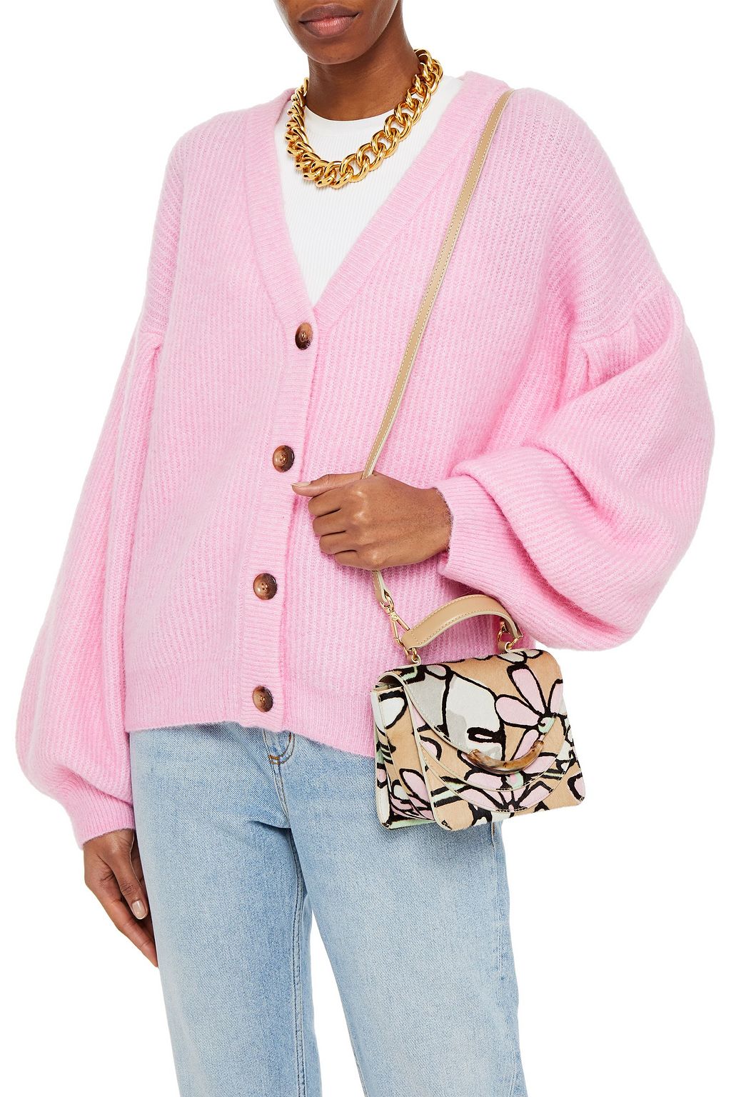 WANDLER Luna leather tote