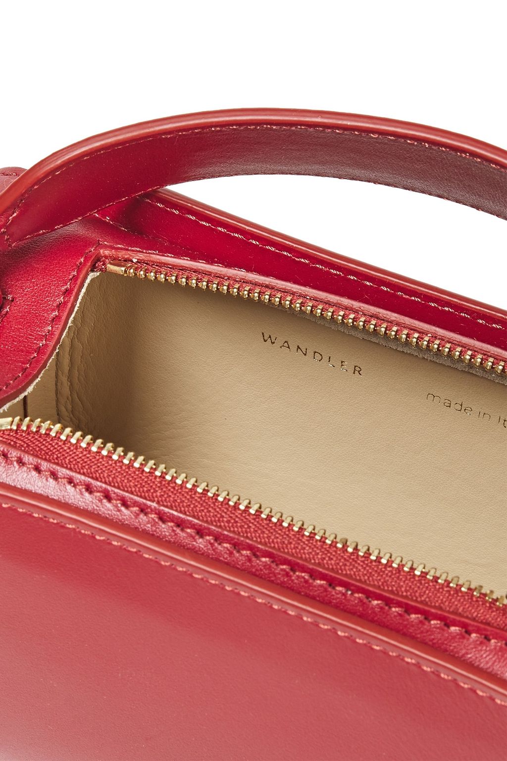 WANDLER Yara Box leather tote
