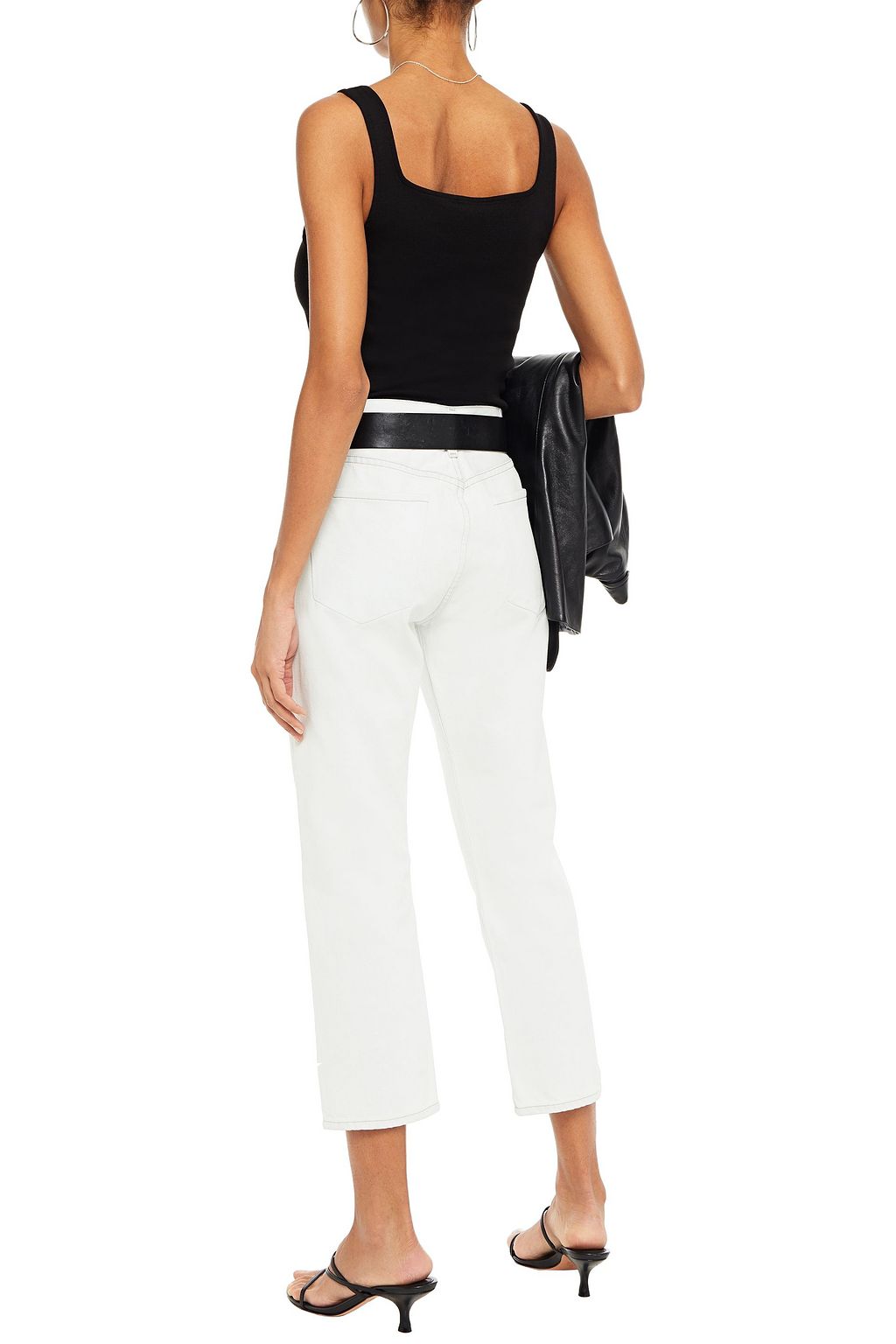GOLDSIGN The Relaxed Straight cropped mid-rise straight-leg jeans