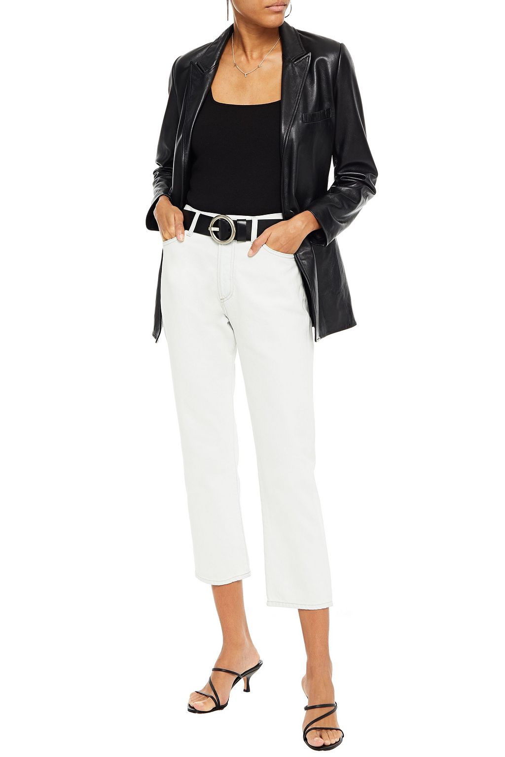 GOLDSIGN The Relaxed Straight cropped mid-rise straight-leg jeans