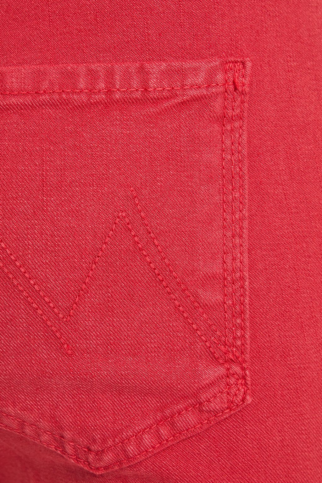 MOTHER The Dazzler cropped mid-rise slim-leg jeans