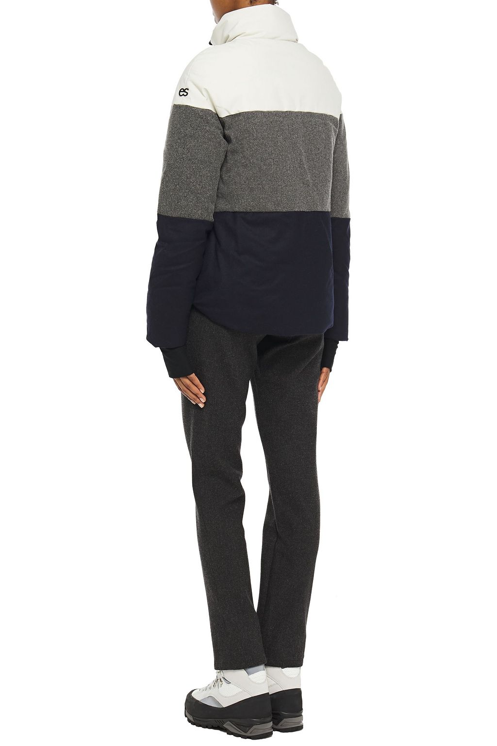 ERIN SNOW Quilted merino wool-blend, twill and shell ski jacket