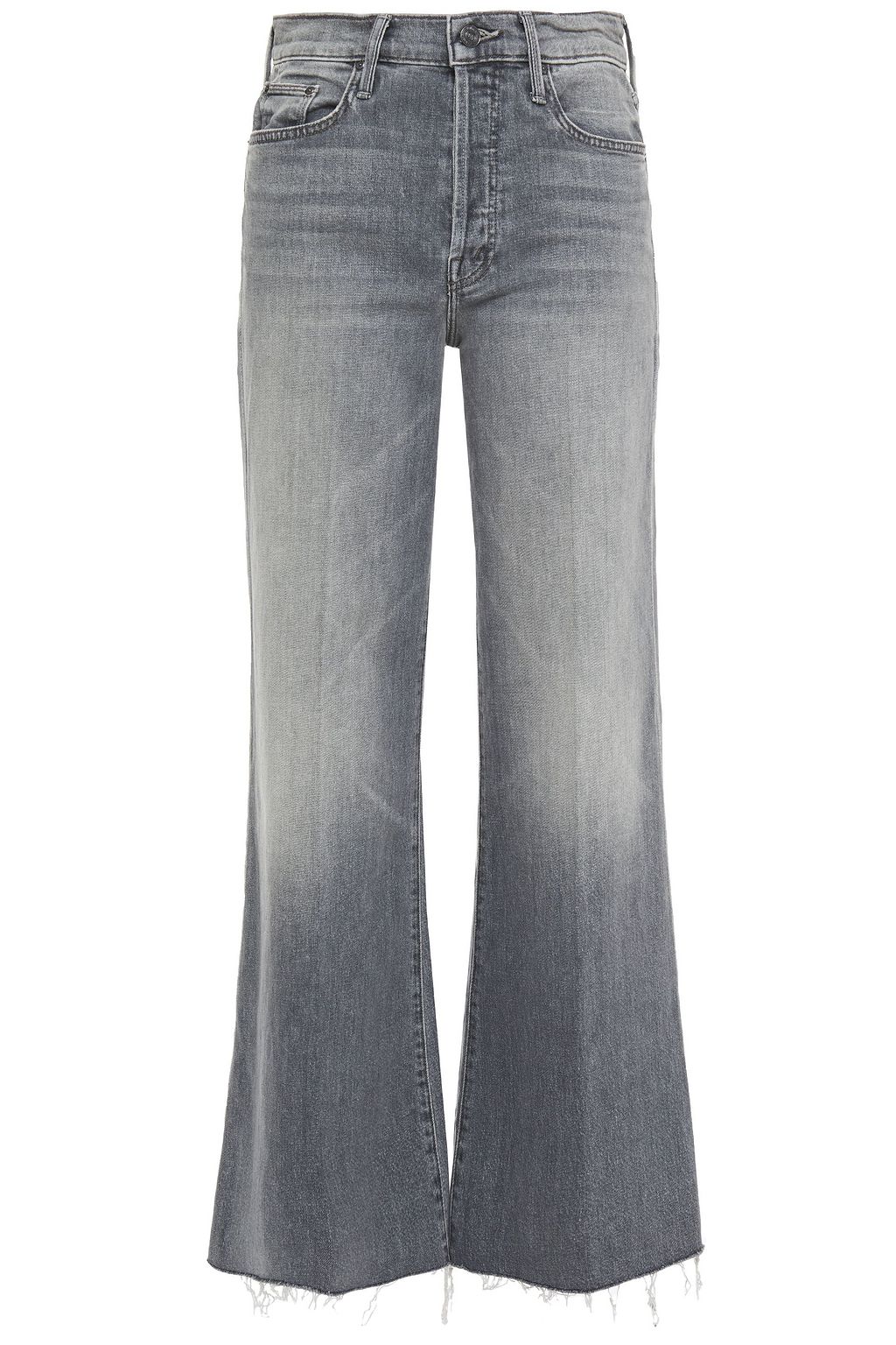gray faded jeans