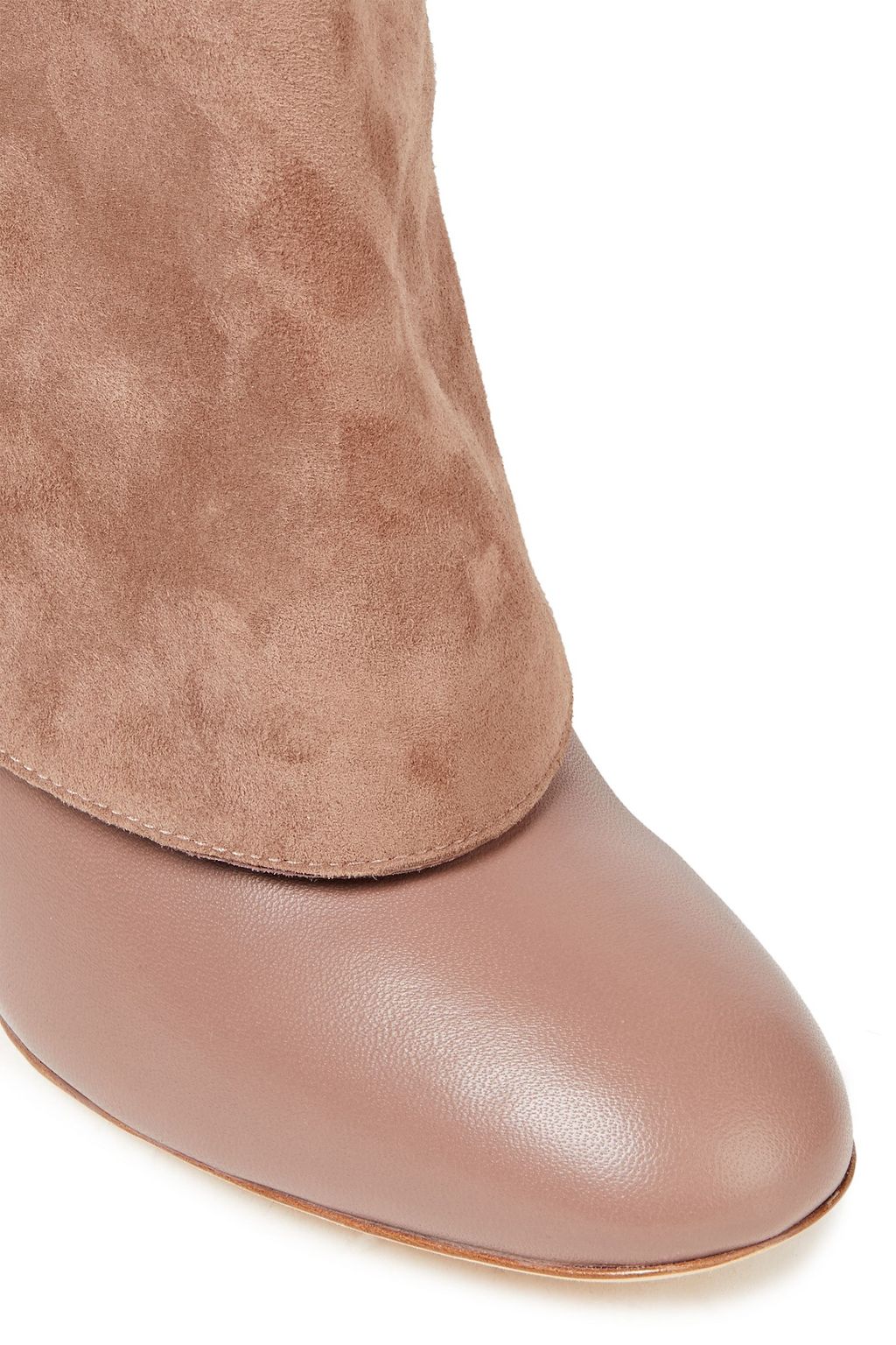 STUART WEITZMAN Lucinda suede and leather boots