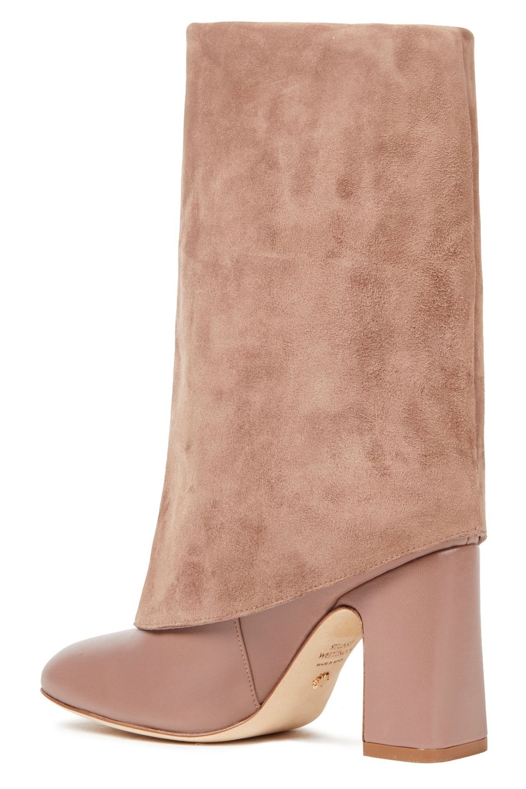STUART WEITZMAN Lucinda suede and leather boots