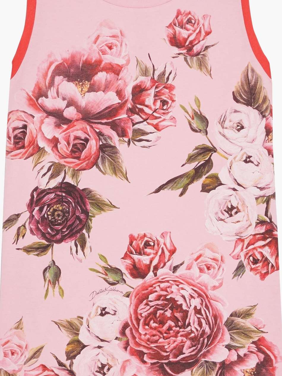sequin-trimmed floral-print cotton and silk-blend jersey top