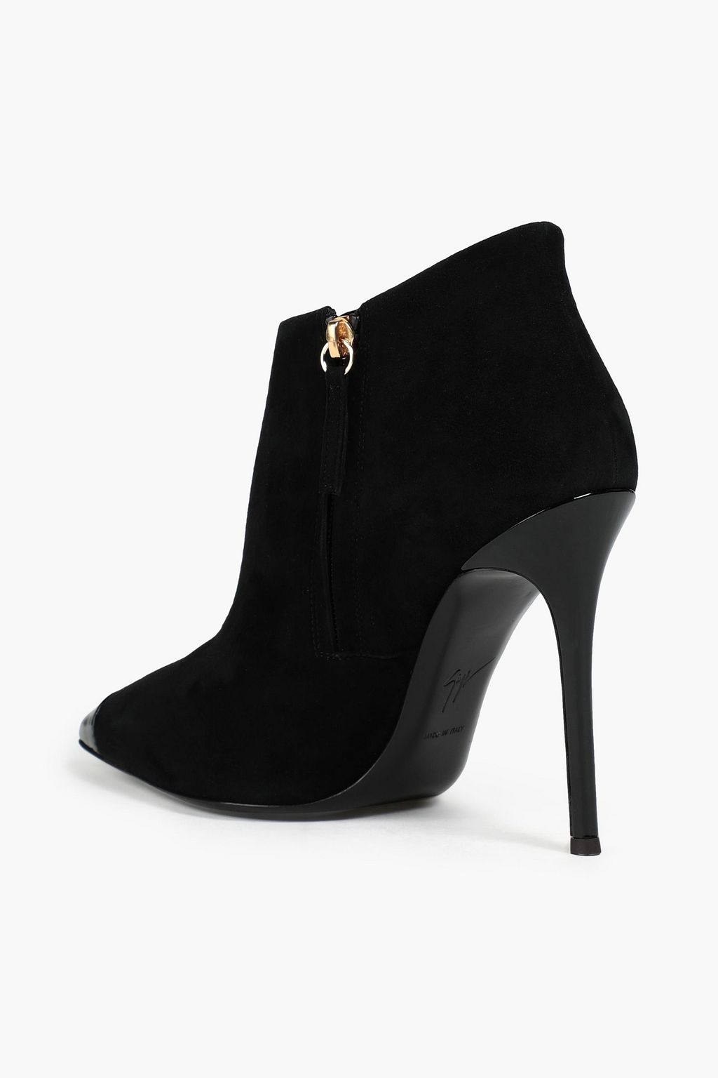 GIUSEPPE ZANOTTI Lucrezia patent-leather ankle boots