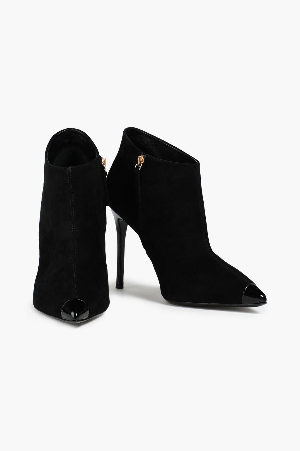 GIUSEPPE ZANOTTI Lucrezia patent-leather ankle boots