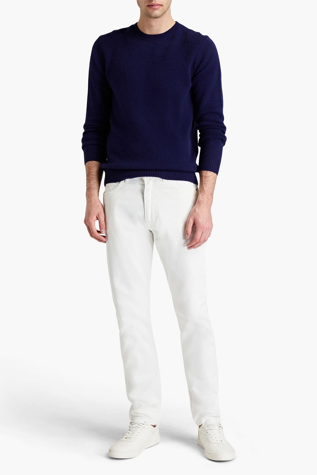 ASPESI Slim-fit distressed denim jeans