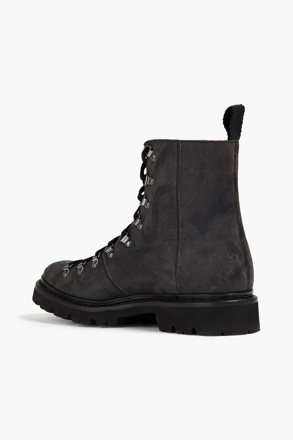 GRENSON Brady distressed leather hiking boots