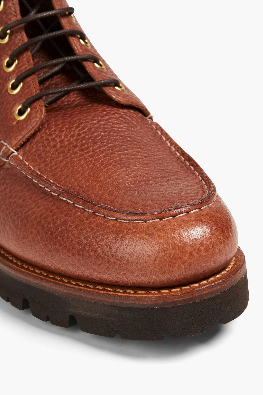 GRENSON Easton textured-leather desert boots
