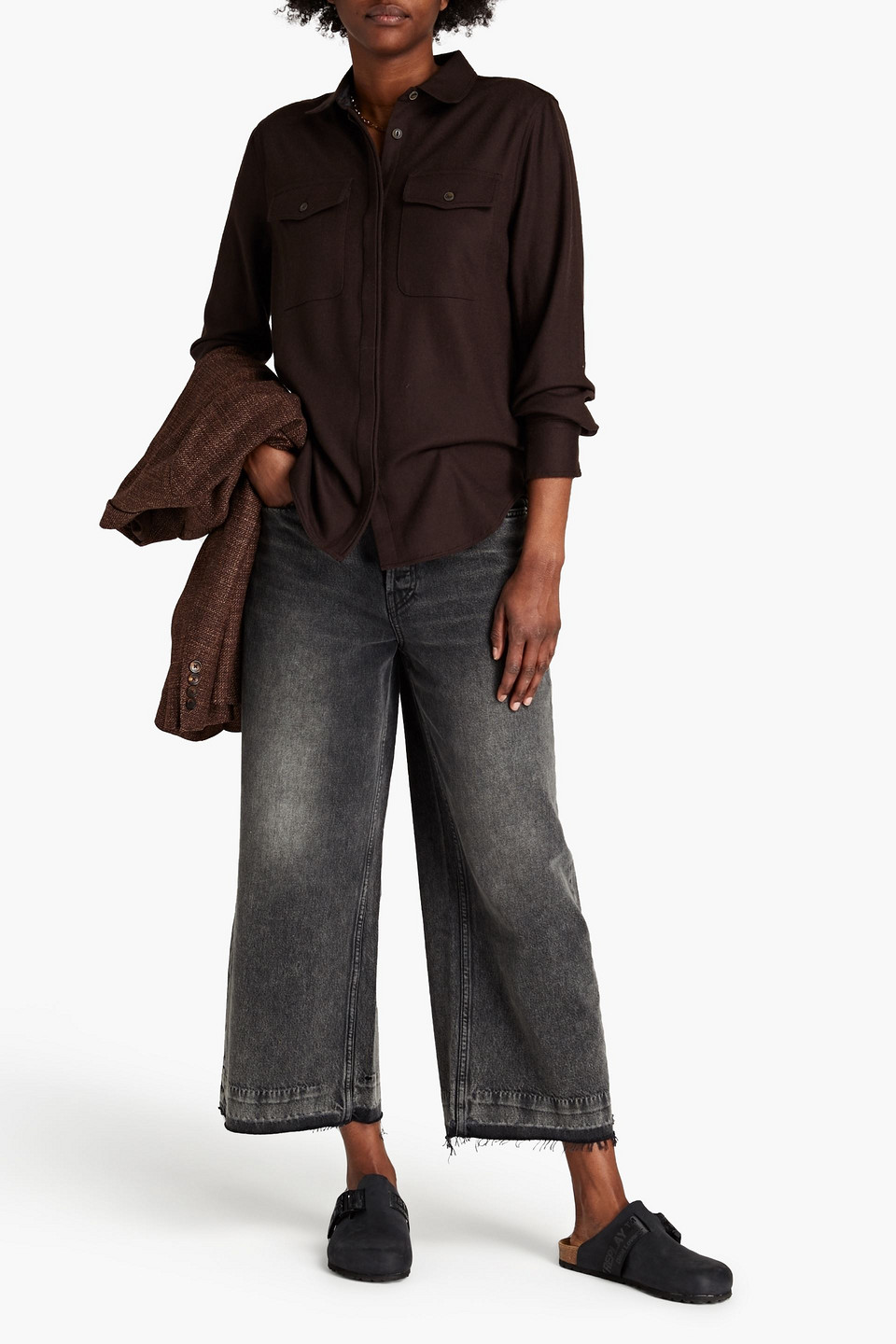 Rag & Bone Luisa Wool-flannel Shirt