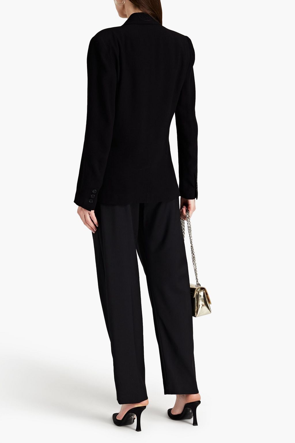 BA&SH Satin-crepe blazer