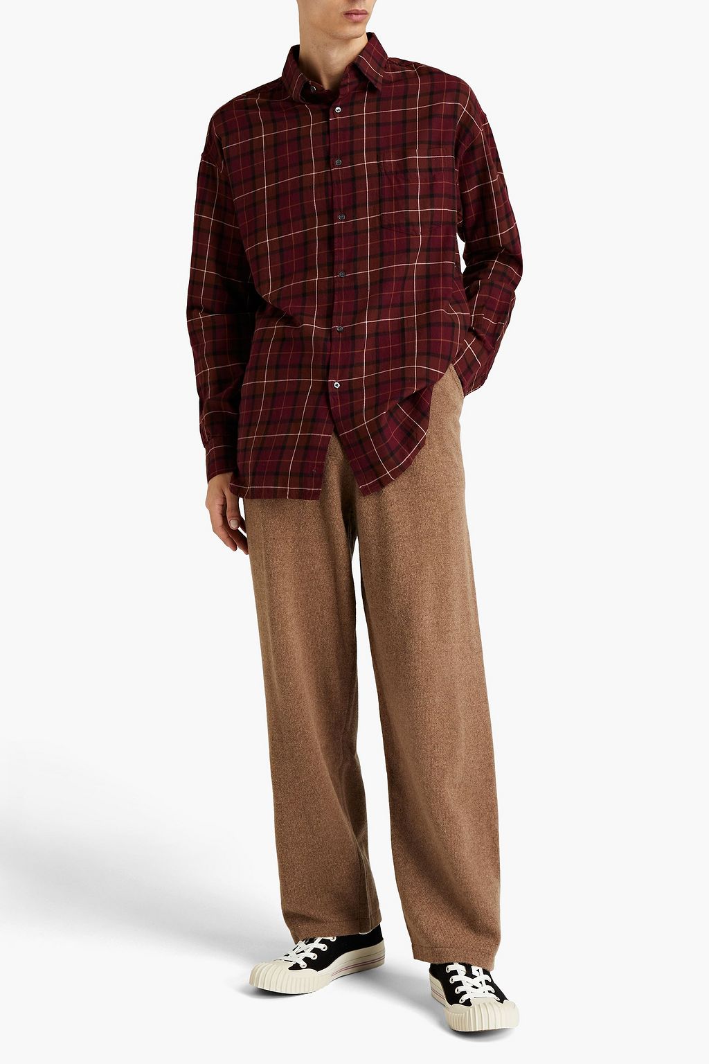 ASPESI Checked cotton shirt