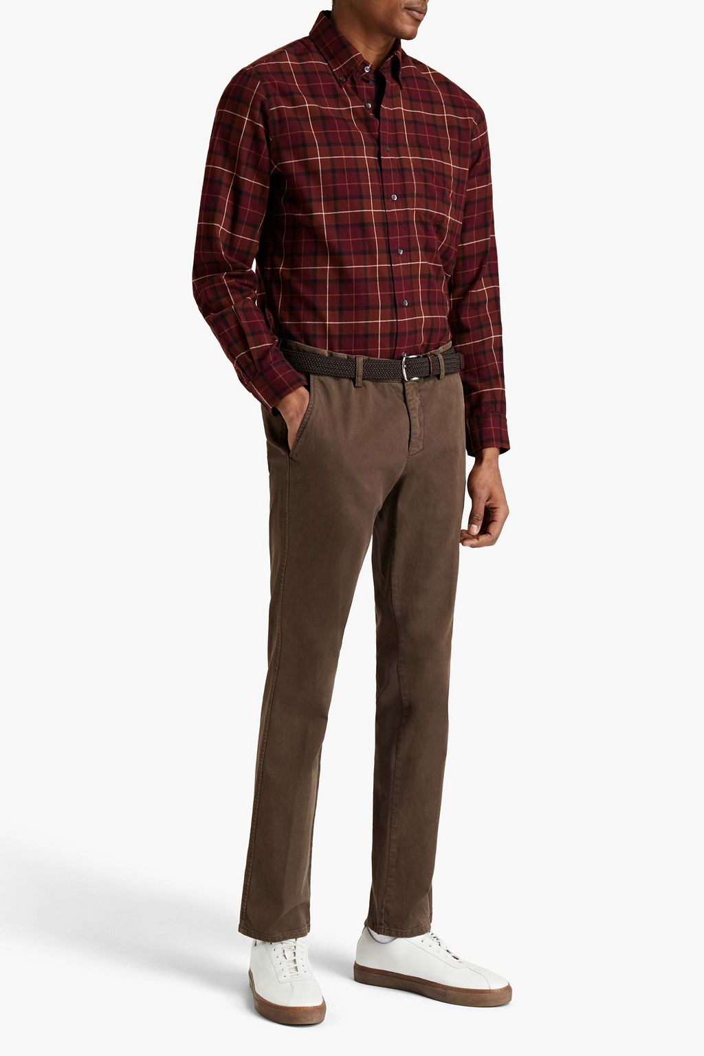 ASPESI Checked cotton shirt