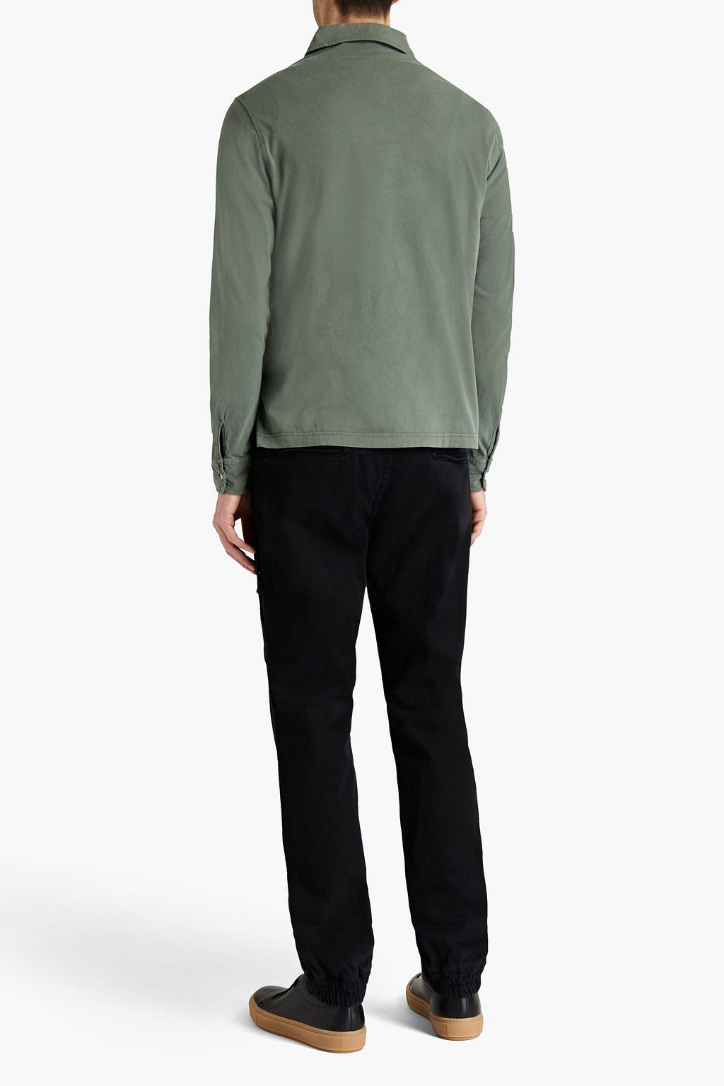 ASPESI Cotton-jersey polo shirt