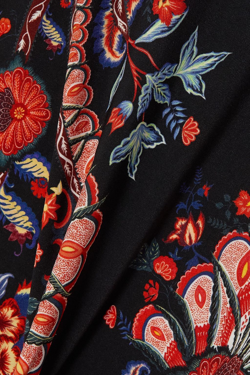 RABANNE Asymmetric printed stretch-jersey dress