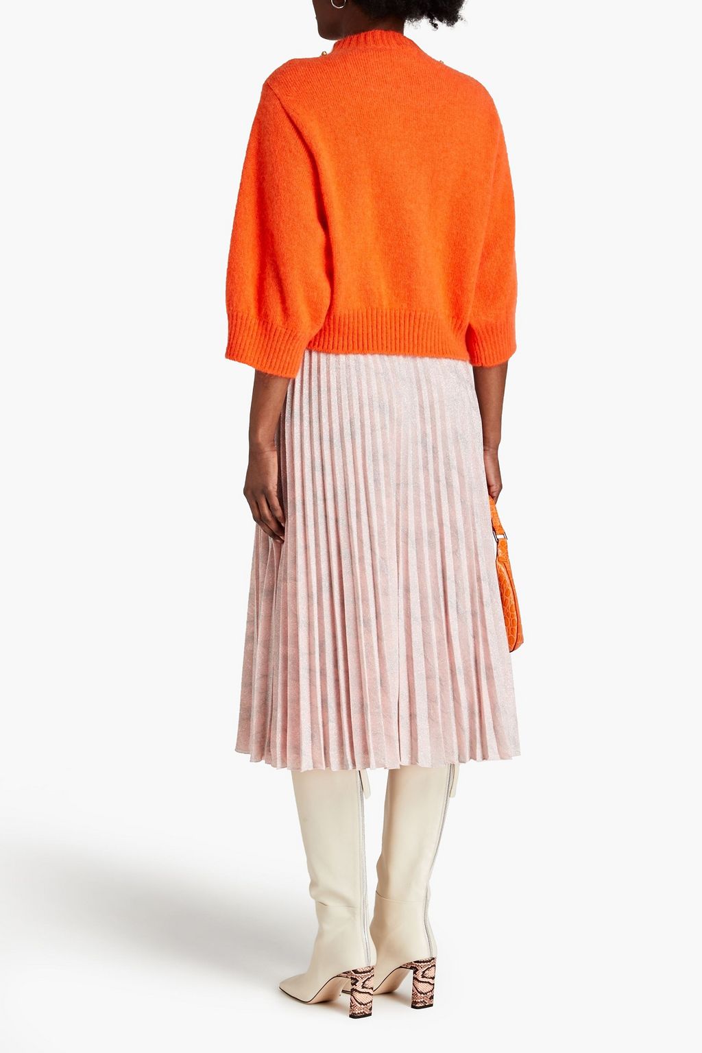 VIVETTA Crystal-embellished knitted sweater
