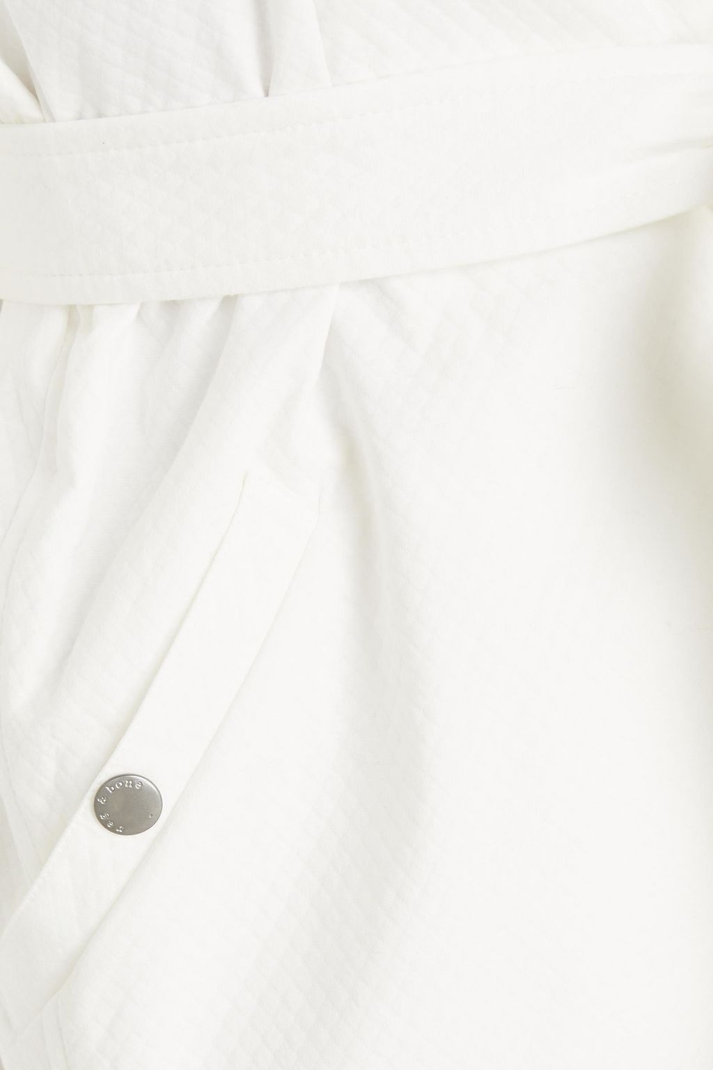 RAG & BONE Abby belted cotton-blend jacket