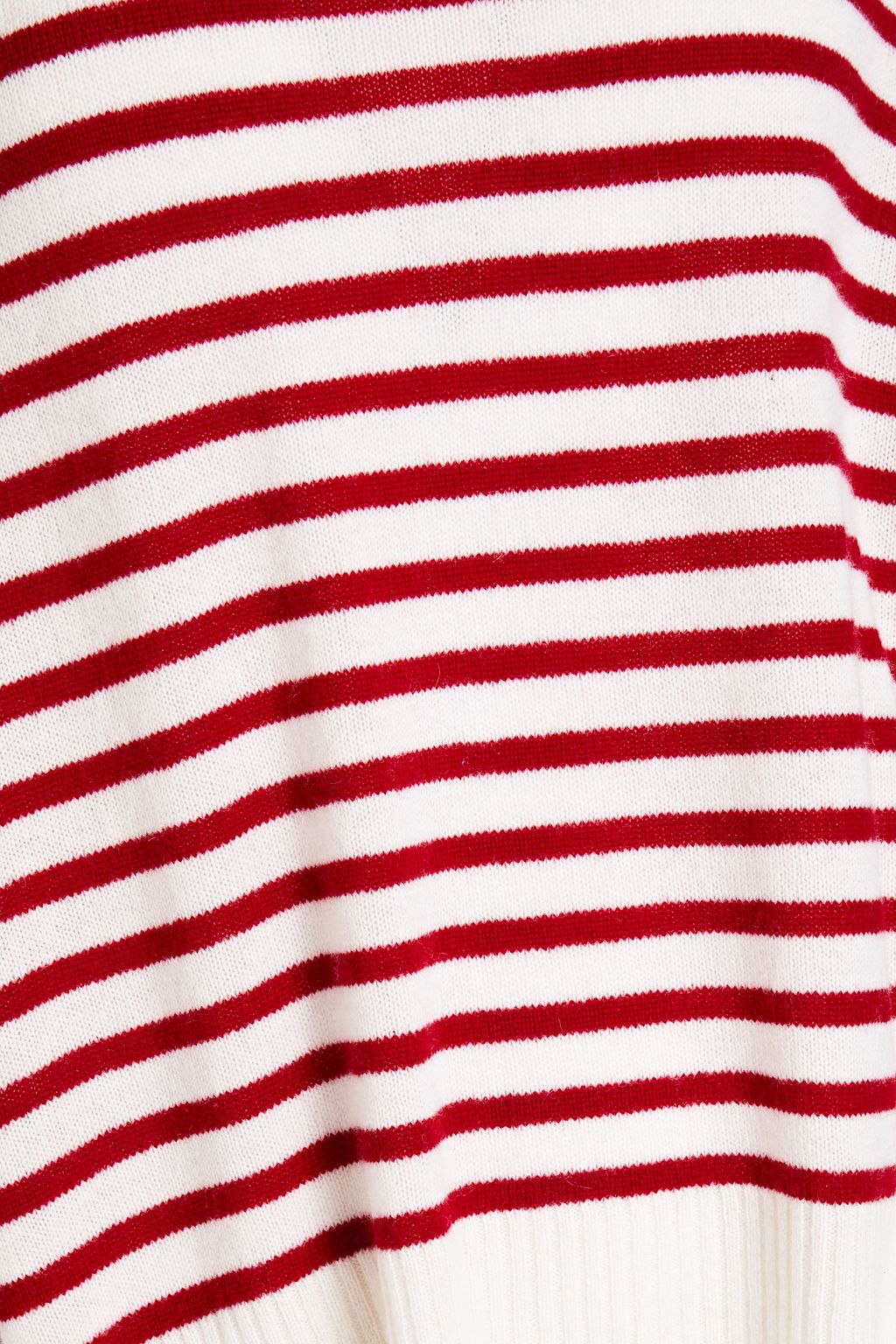 AUTUMN CASHMERE Striped cashmere turtleneck sweater