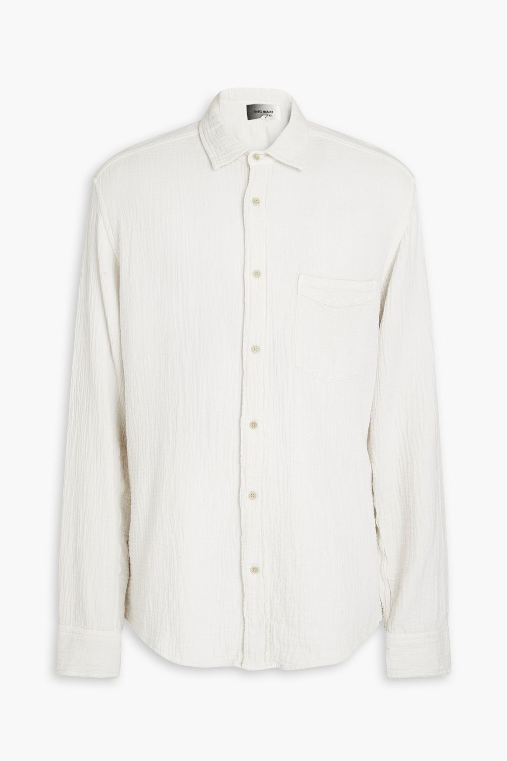 オフホワイト しわ加工コットン シャツ Isabel Marant The Outnet