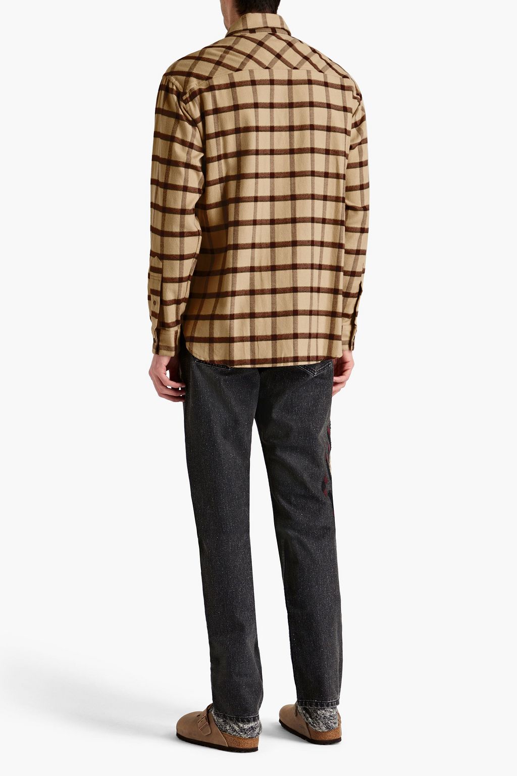 ISABEL MARANT Yarol checked cotton-flannel shirt