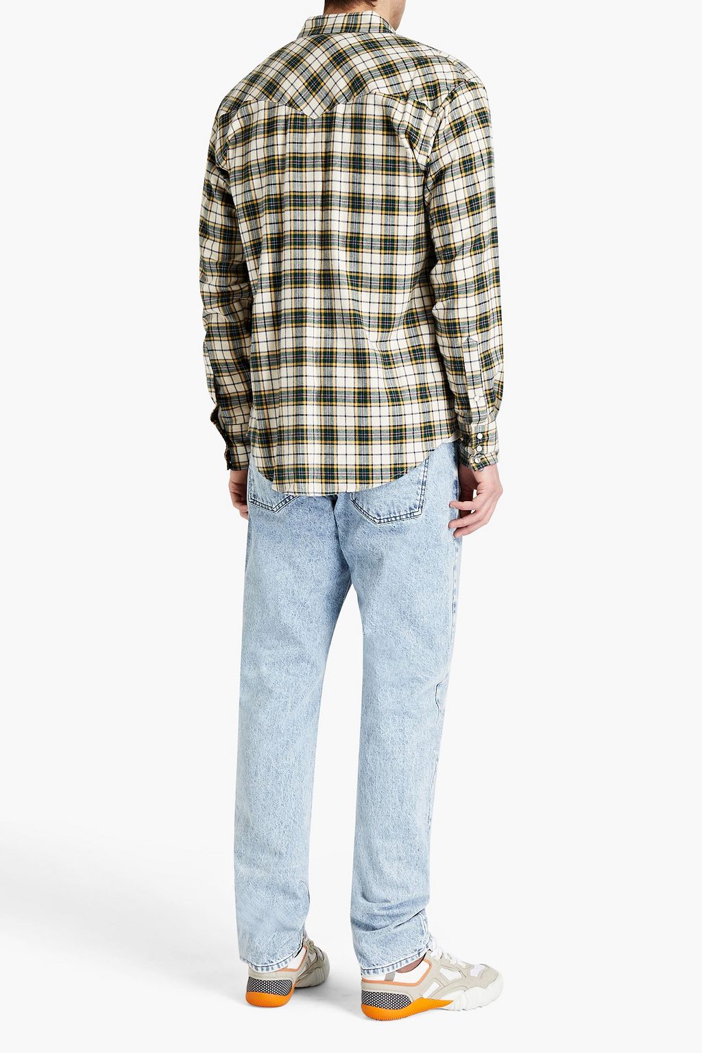 ISABEL MARANT Buston checked cotton-flannel overshirt