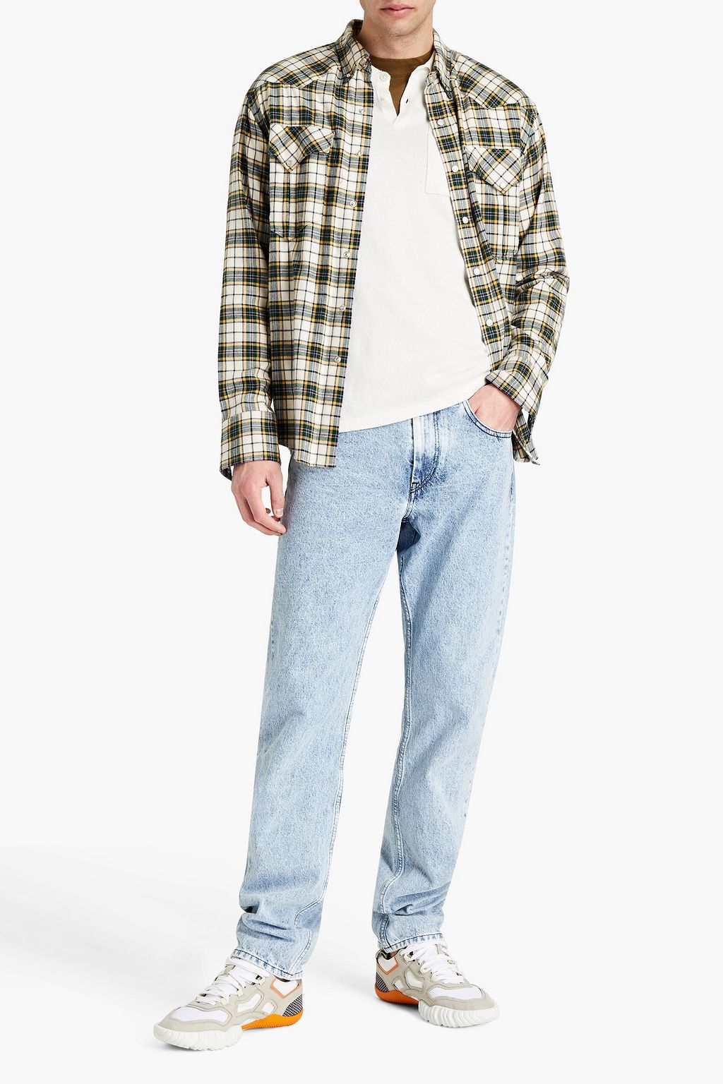 ISABEL MARANT Buston checked cotton-flannel overshirt